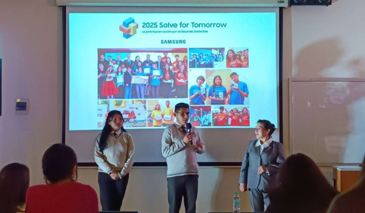 Solve For Tomorrow: Samsung reta a los colegiales bolivianos a innovar con ciencia y tecnología