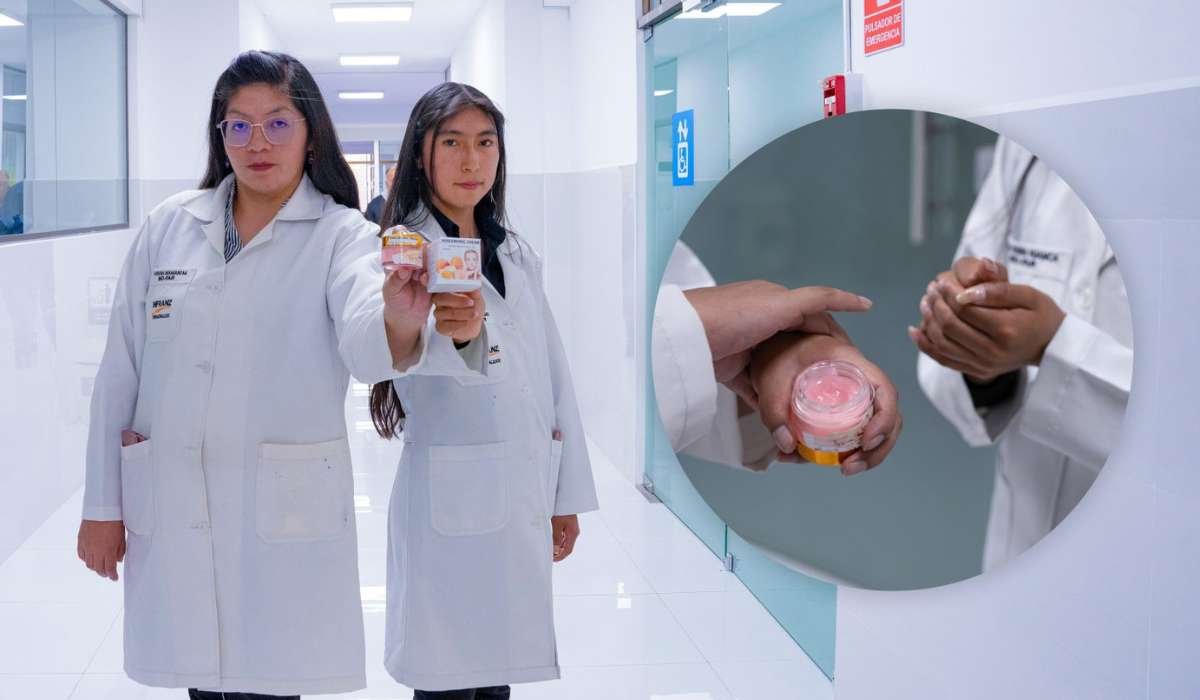 Jóvenes alteñas transforman las cáscaras de huevo en crema cicatrizante