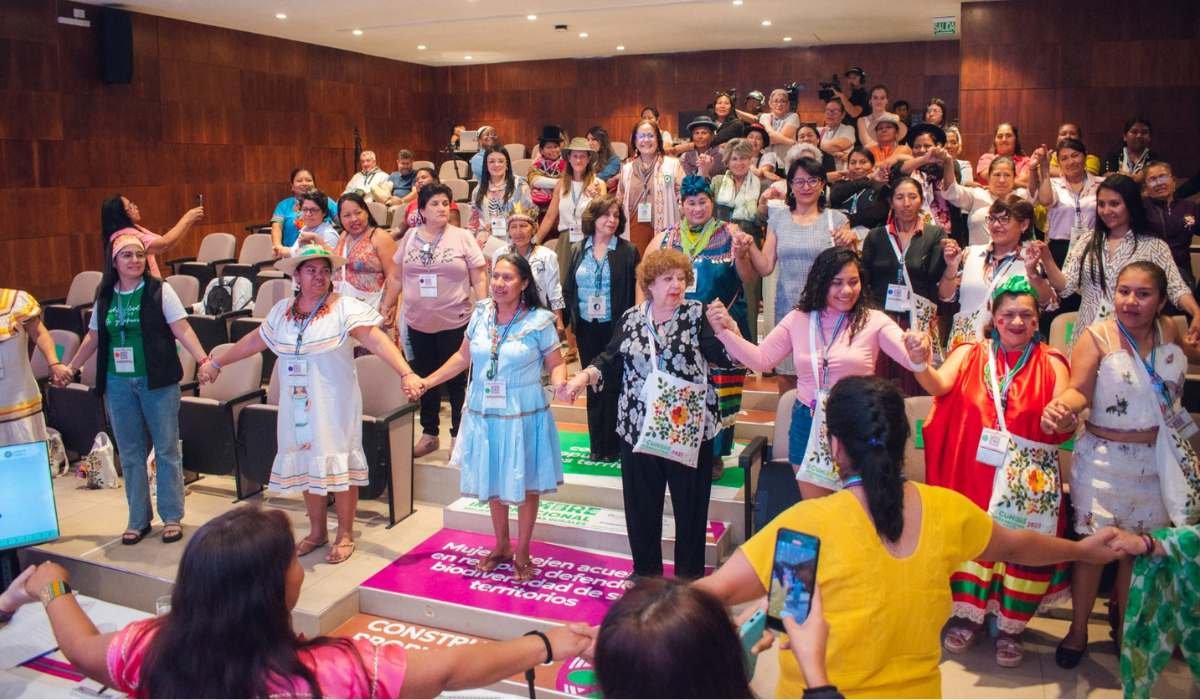 Mujeres indígenas rurales reafirman un Pacto Verde por la defensa del agua y el territorio, y un desarrollo justo