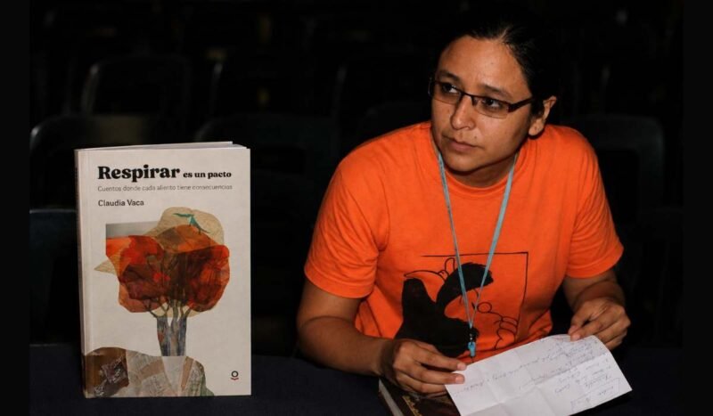 Claudia Vaca presenta su nuevo libro: «Respirar es un pacto»