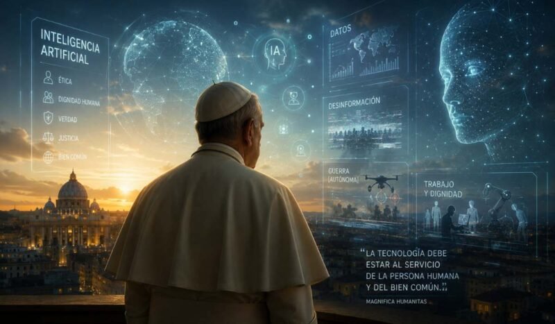 ¿La IA ya está cruzando límites?, el Papa León XIV pide “desarmarla”