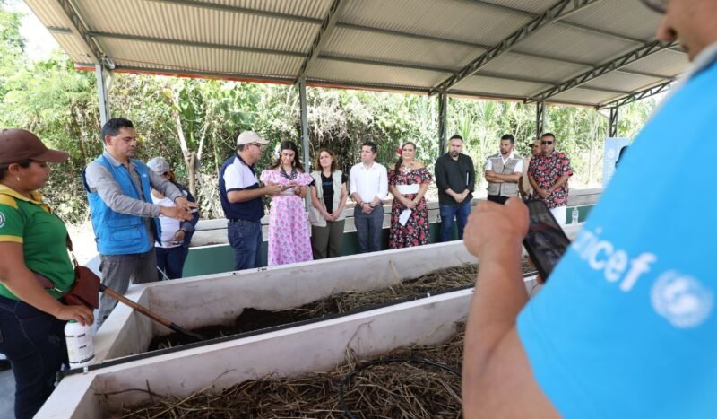 Cobija mejora el saneamiento y las condiciones de salud de 130 familias con una planta de lombricultura