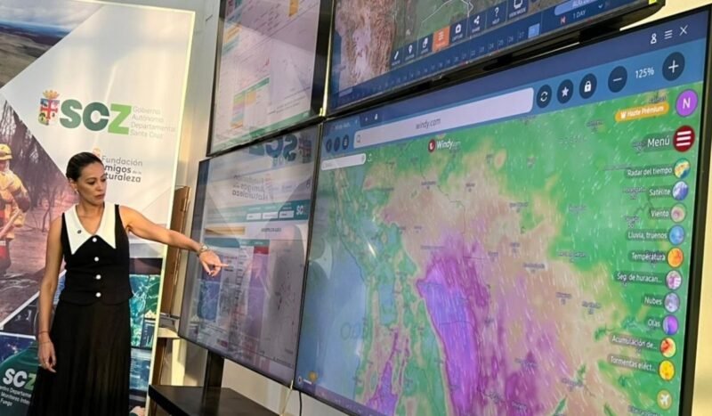 Gobernación declara «alerta naranja» ante el incremento de incendios forestales en Santa Cruz