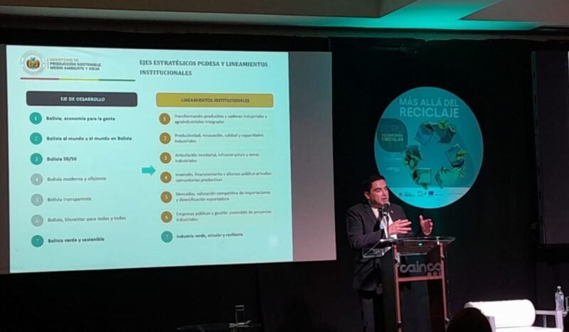 Bolivia avanza hacia una estrategia nacional de economía circular con el desafío de conectar políticas, financiamiento y mercados